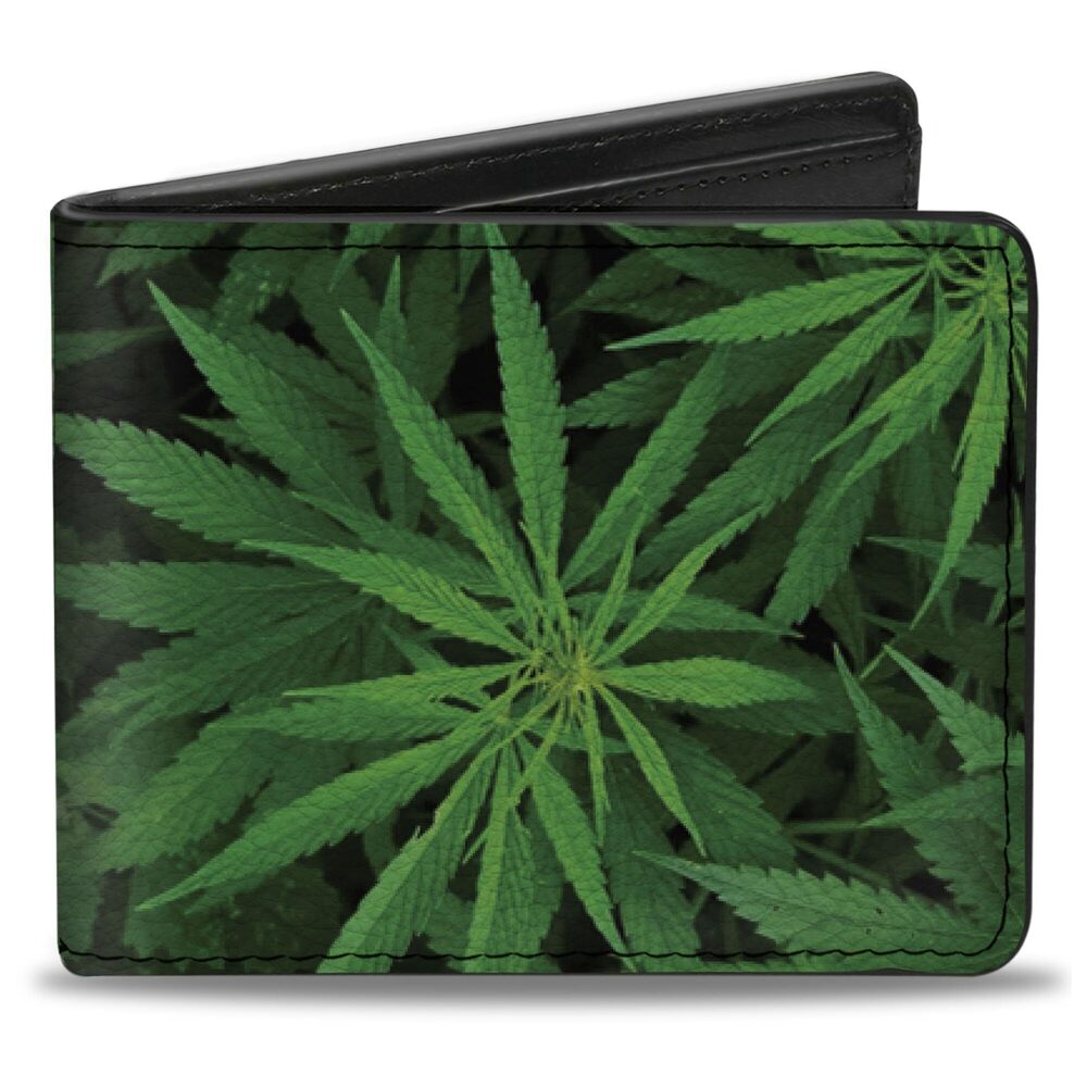 7555 Bifold Wallet Weed, Multi, 4.0" x 3.5"